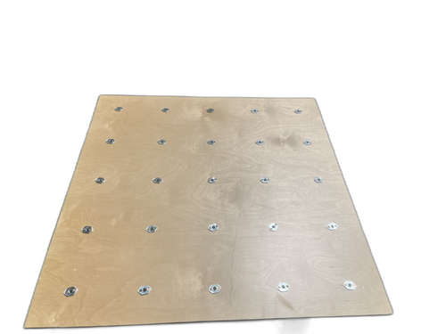 40x40 inch climbing wall panel with T-nuts pre-installed